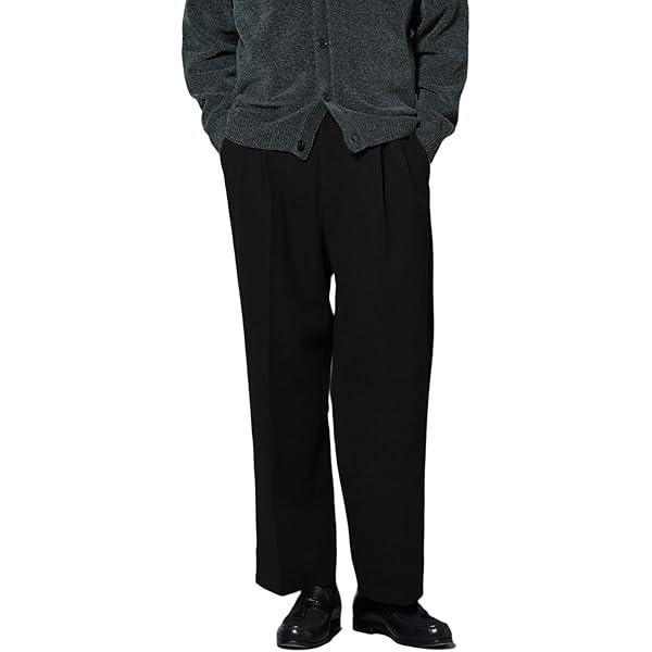 Amazon | [ビームスエフ] パンツ ATELIER ZINS ミックスファブリック